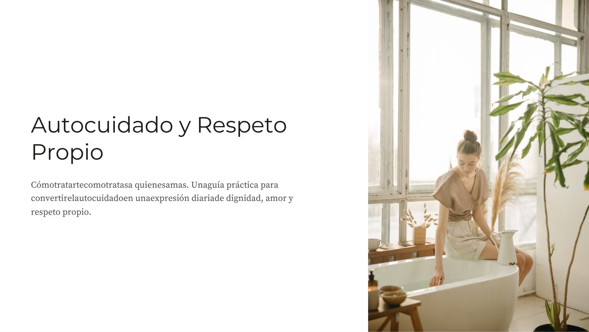 Autocuidado y Respeto Propio
