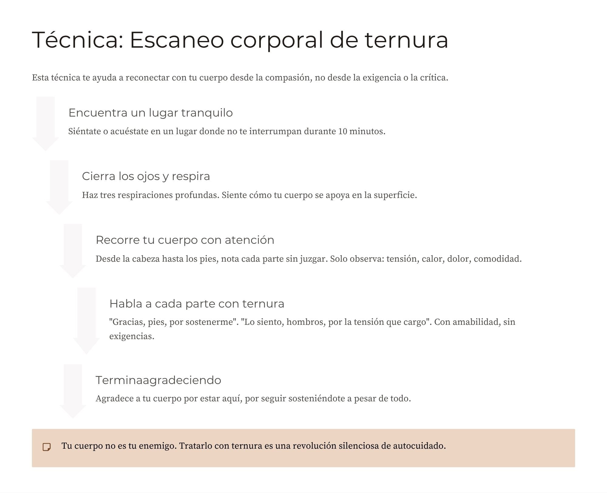 Autocuidado y Respeto Propio