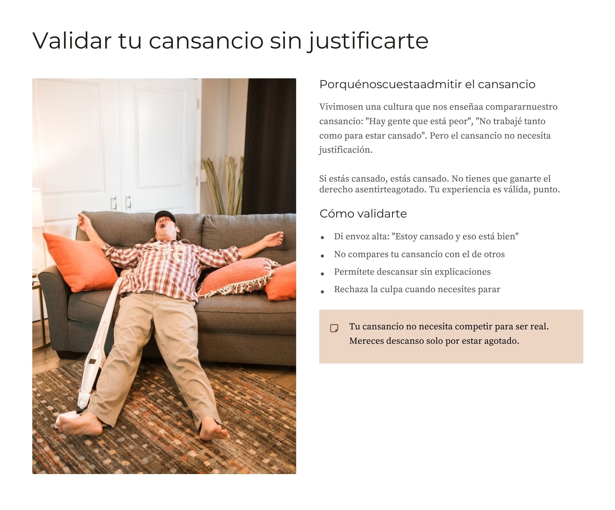 Autocuidado y Respeto Propio