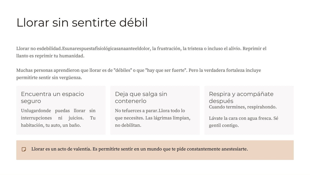 Autocuidado y Respeto Propio
