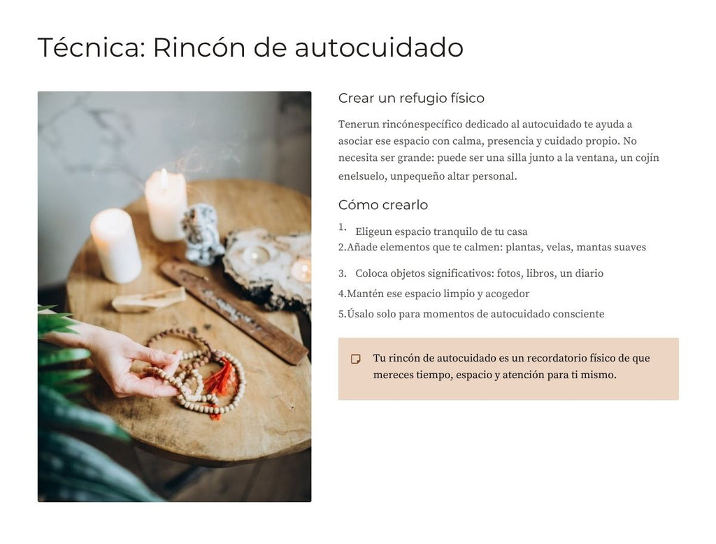 Autocuidado y Respeto Propio