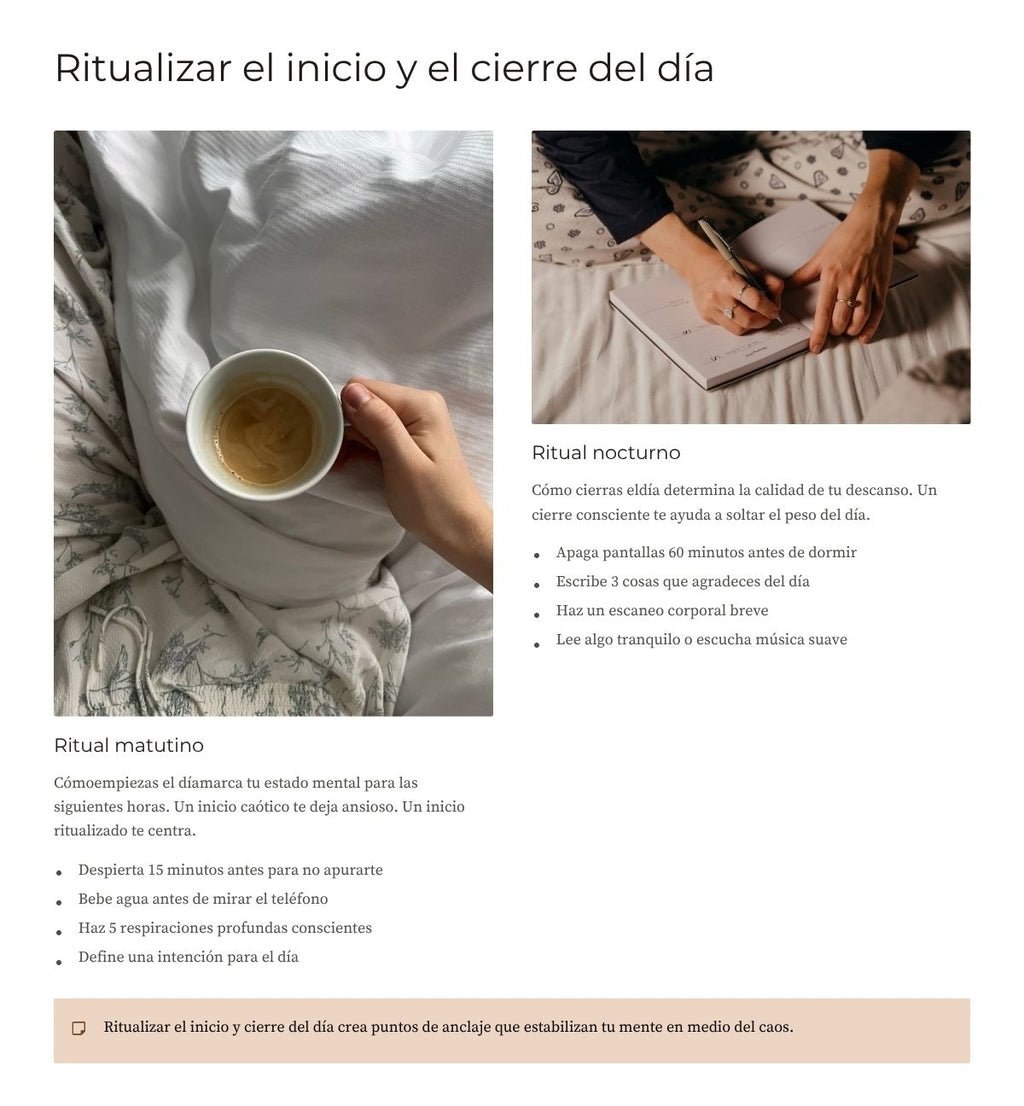 Autocuidado y Respeto Propio