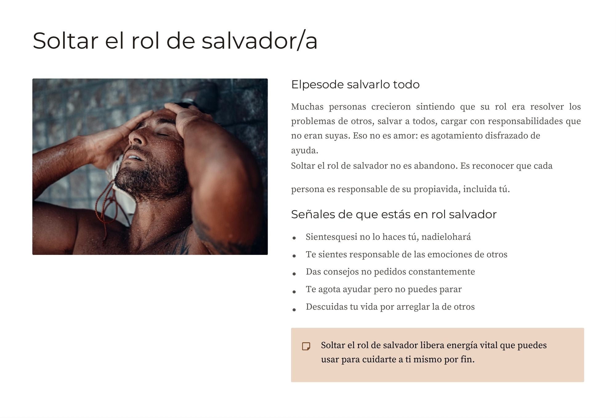 Autocuidado y Respeto Propio