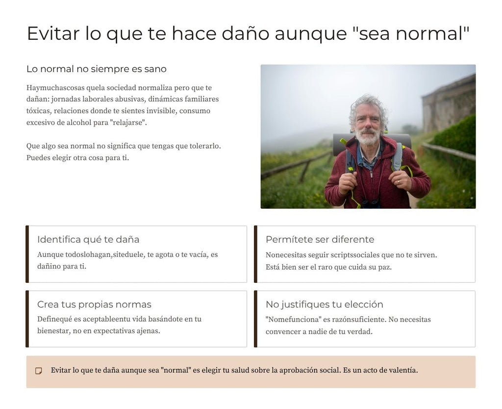 Autocuidado y Respeto Propio