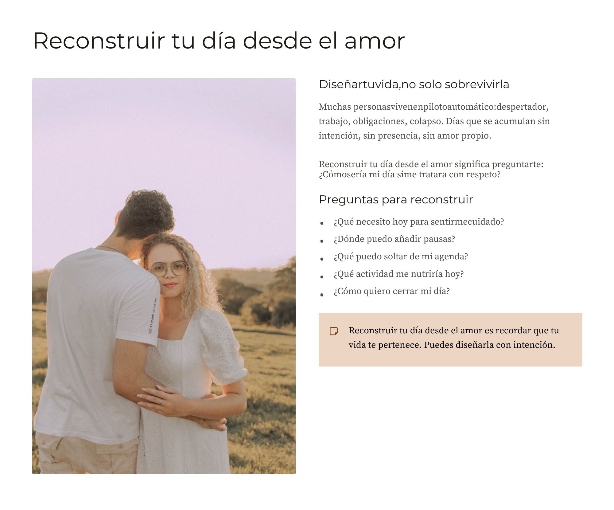 Autocuidado y Respeto Propio