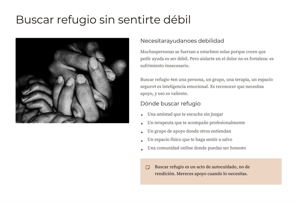 Autocuidado y Respeto Propio