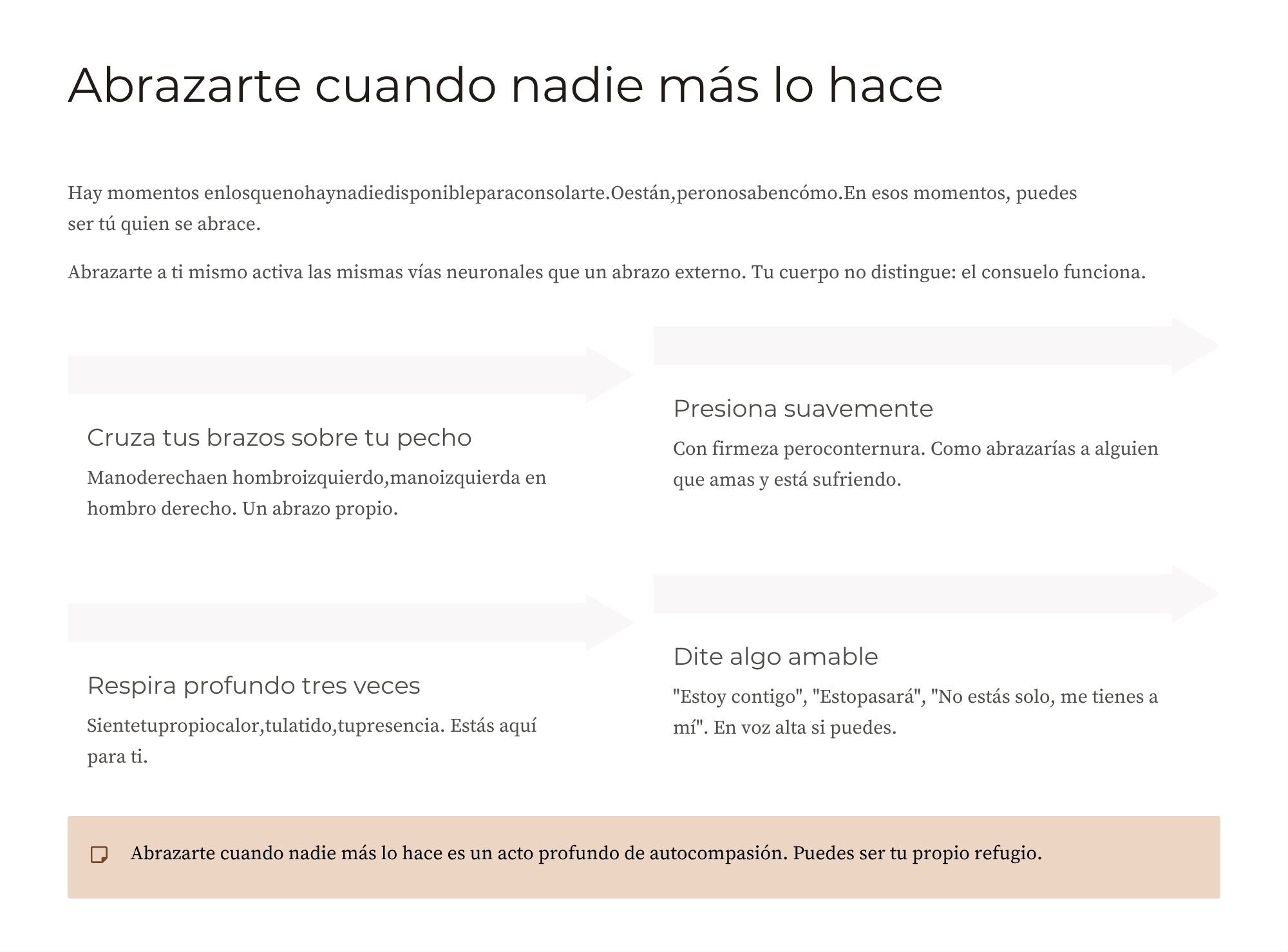 Autocuidado y Respeto Propio