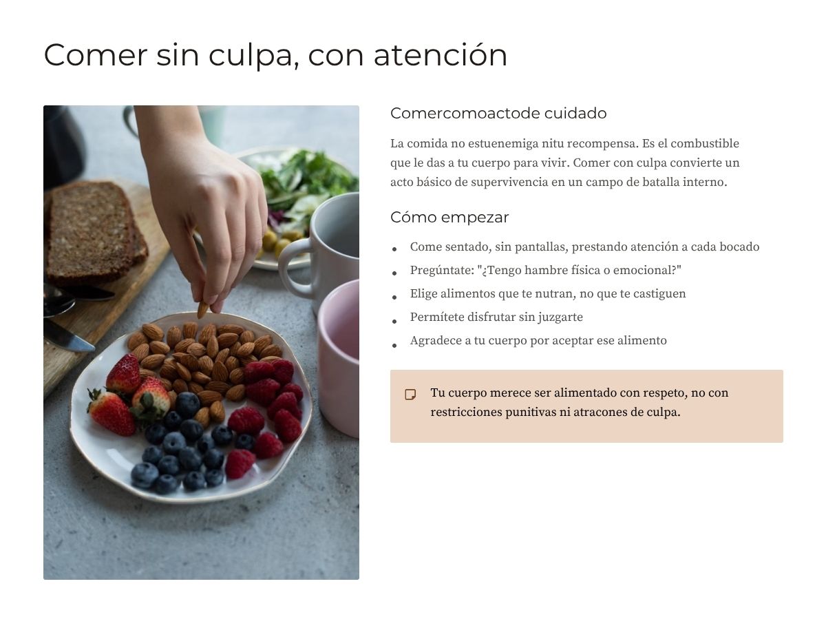 Autocuidado y Respeto Propio