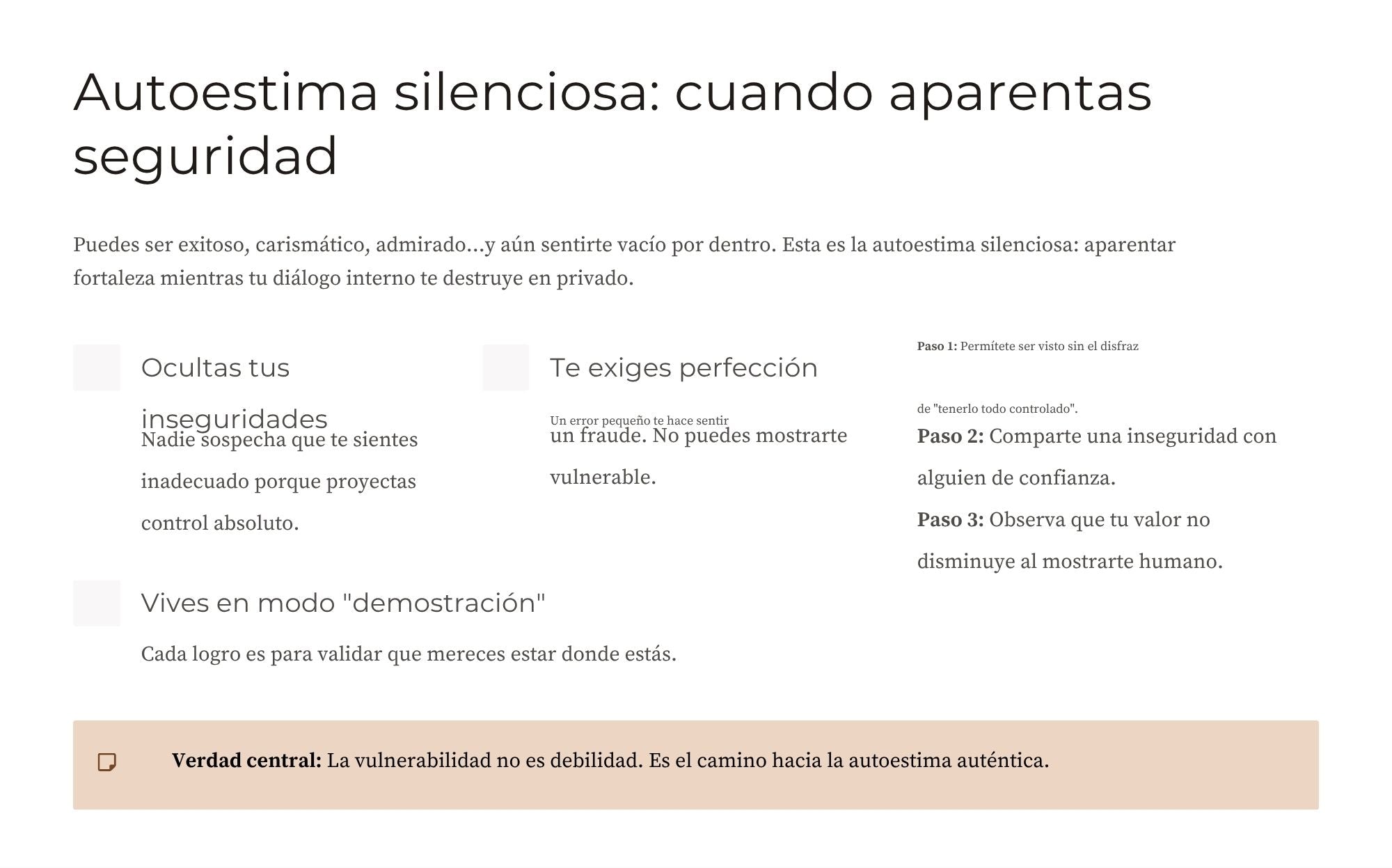 Autoestima Real