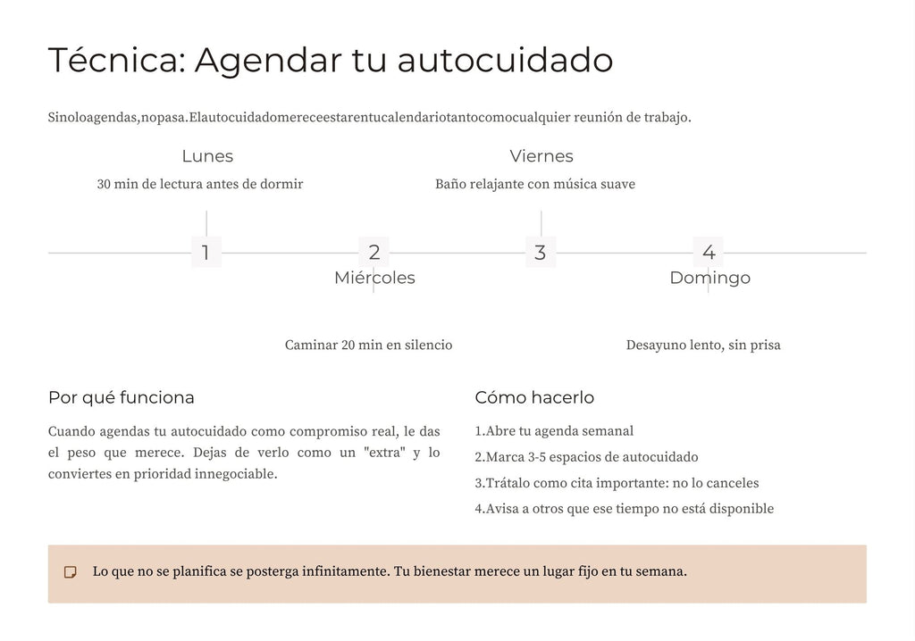 Autocuidado y Respeto Propio